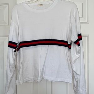 Brandy Melville John Galt Striped Long Sleeve tee